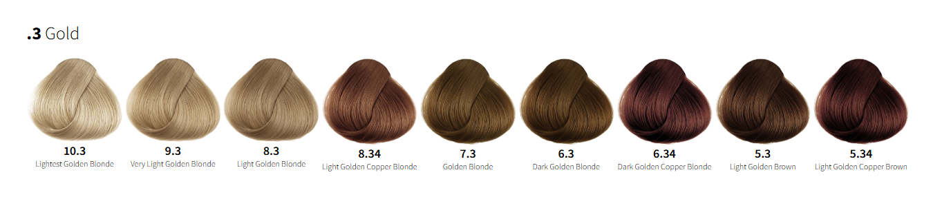 CPR Permanent Hair Colours - Gold (.3) 120ml